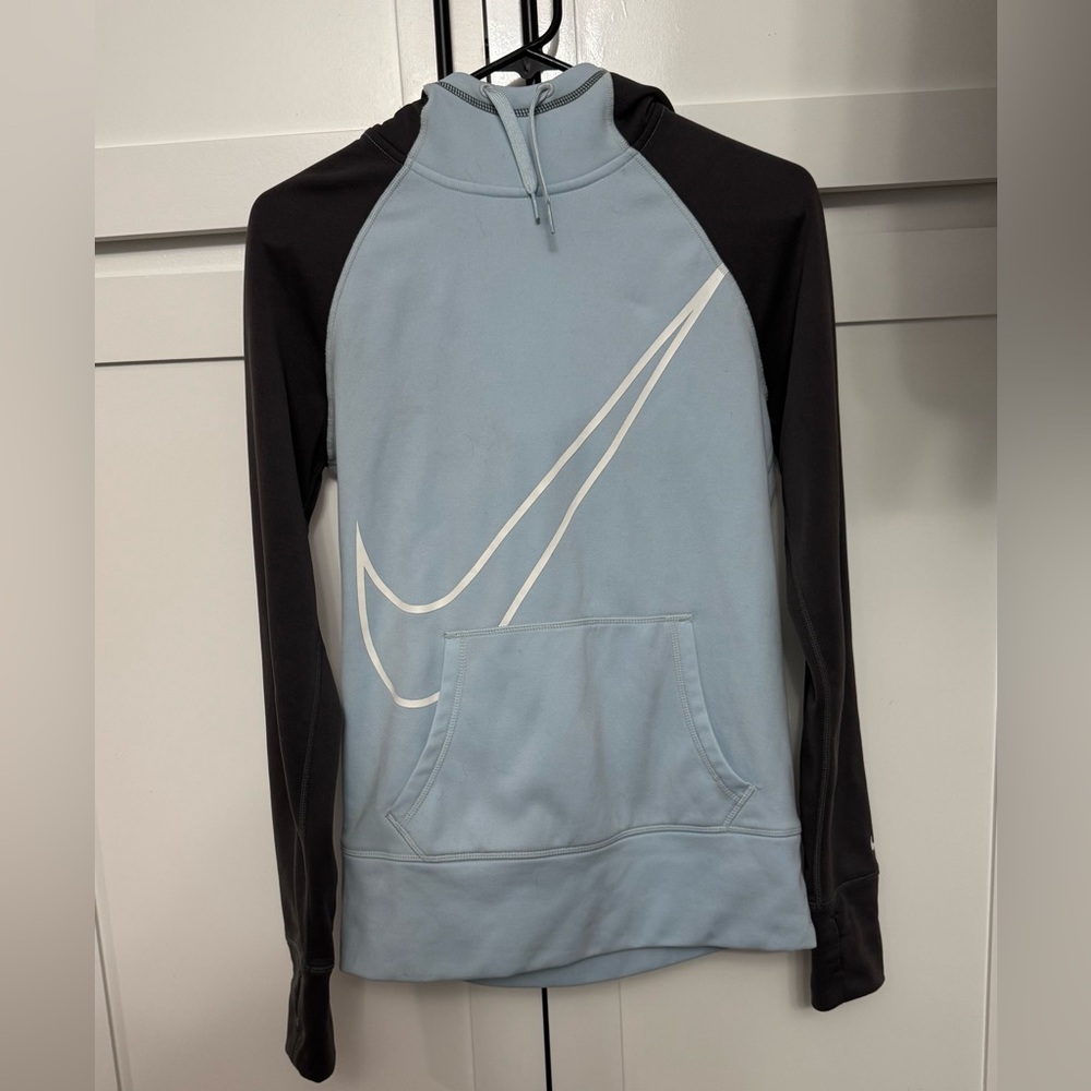 Nike Therma-Fit Blue and Gray Women’s Hoodie